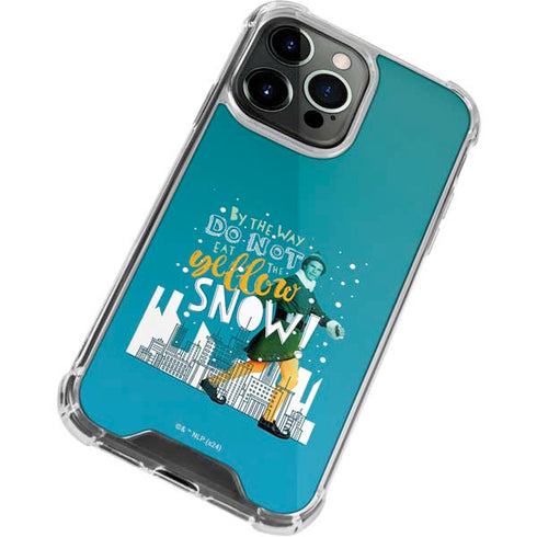 Elf Buddy Don’t Eat Yellow Snow iPhone 14 Pro Clear Case